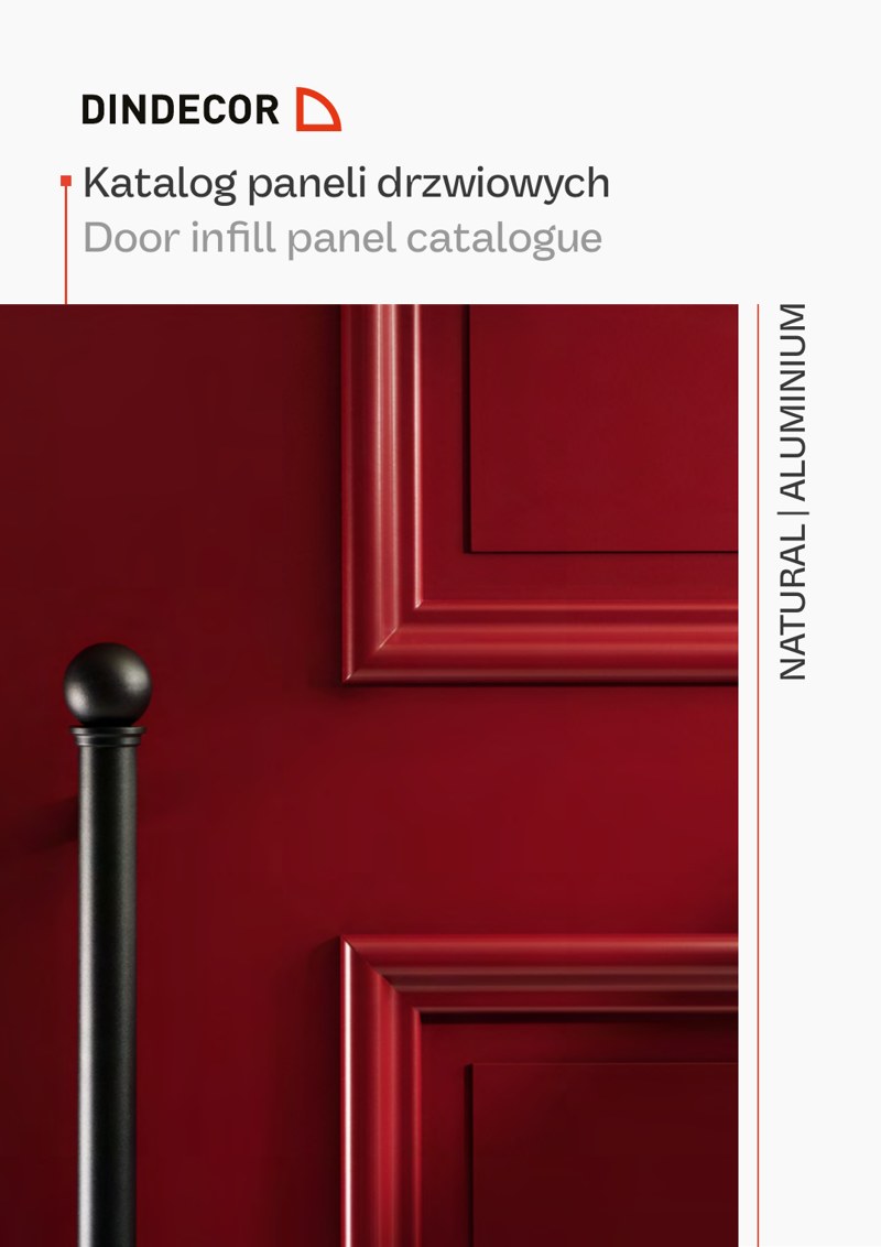 Okładka katalogu Dindecor Natural | Aluminium 2025