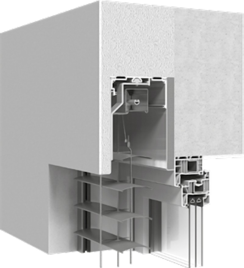 SOLIDBOX — przekrój nad oknem